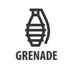 Grenade abstract logo