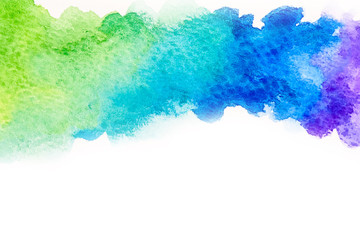 Abstract watercolor background illustration free hand drawing