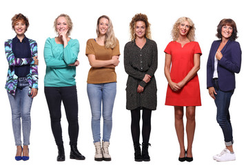 Obraz premium Beautiful group of women