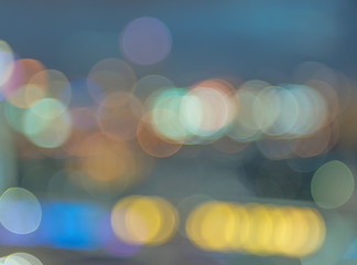 abstract blurred of colorful  lights background:blur of Christmas wallpaper decorations concept.l backdrop:sparkle circle lit celebrations display.