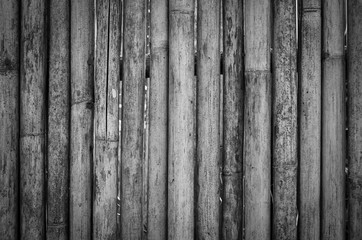 bamboo fence background, black and white