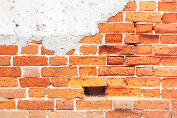 Vintage old brick wall texture for background