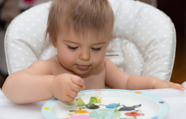 Baby, Eating, Human Face, Caucasian Ethnicity 11