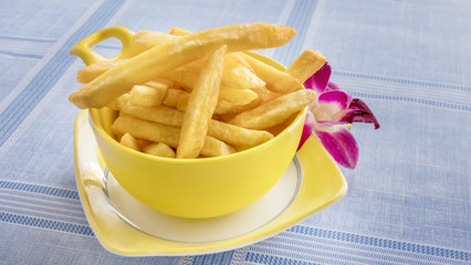 Cups of French fries