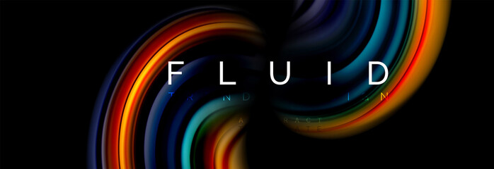 Fluid color motion concept