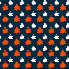 Fototapeta na wymiar Halloween seamless pattern.Can be used for wallpaper, web page background, surface textures.