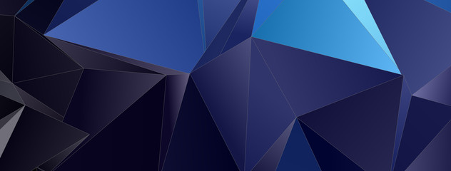 Obraz premium Triangular 3d, modern background