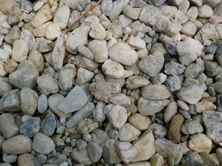 pebbles on the beach,white stone