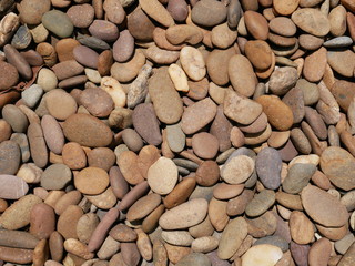 background of stones in garden