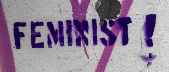 Feminism graffito