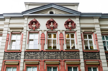 Fototapeta premium facade of an old house