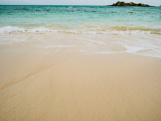 Fototapeta na wymiar Tropical Idyllic Beach in vacation time