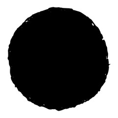 Grunge Circle Isolated
