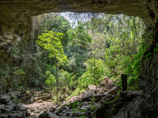 Big cave del Indio in the near of San Gil and Barichara, Santander, Colombia