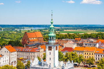 Old town in Chelmno, Poland