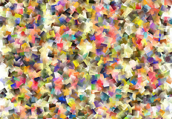 Background in the style of cubism.