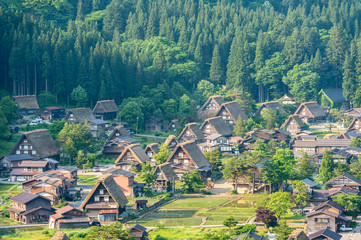 Gasso houses in Shirakawa-go, Japan