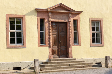 Goethes Wohnhaus am Frauenplan in Weimar, Thüringen, Deutschland