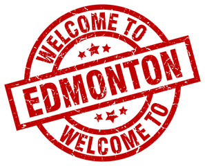 welcome to Edmonton red stamp