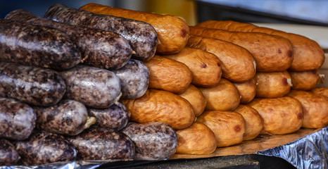 A Group of Sausages Ready to cook 