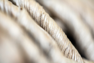 Close Up of a Wicker Weave Basket 