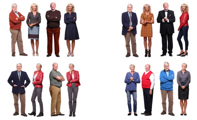 Obraz premium Group of old people