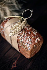 Rye bread and wheat