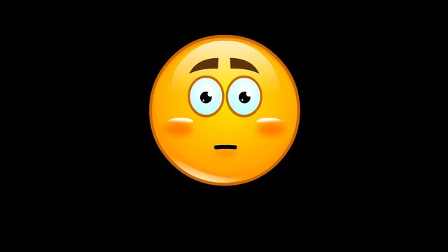 Animation smiley NO with alpha channel and loop