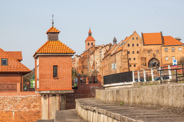 Fototapeta na wymiar Old town in Grudziadz. Poland
