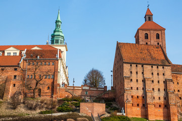 Old town in Grudziadz. Poland