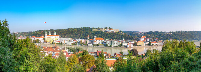 Dreiflüssestadt Passau Panorama