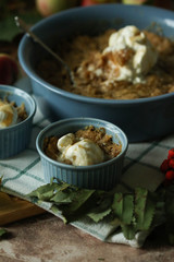  Autumn. Apple crumble