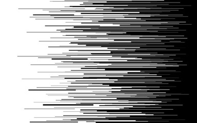 Speed lines Vector texture Comic speed lines background Black elements on white background