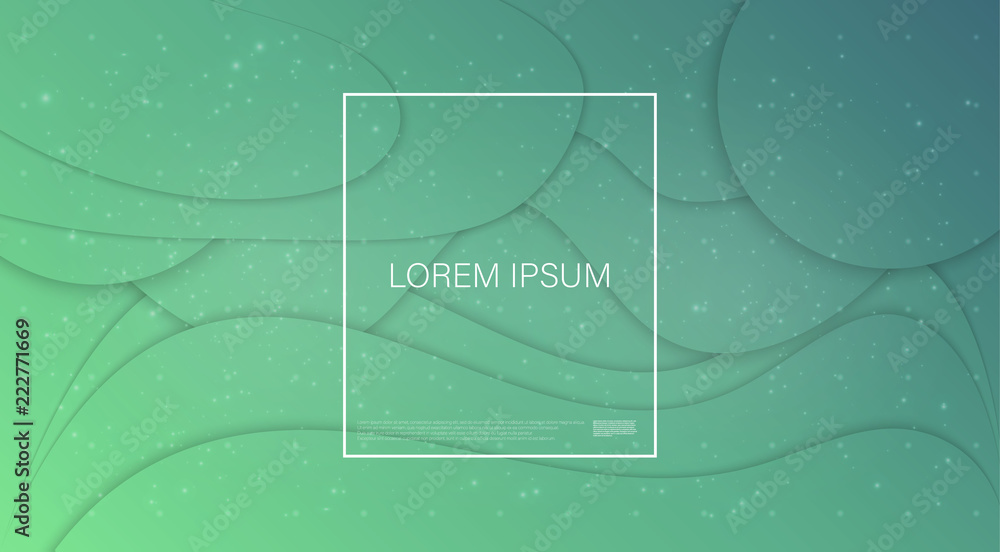 Poster trendy template for web backdrop design. abstract color graphic modern shape. seamless abstract vect