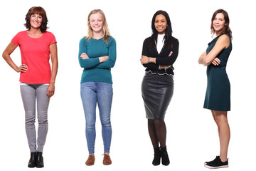 Fototapeta premium Beautiful group of women