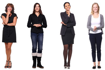 Obraz premium Beautiful group of women