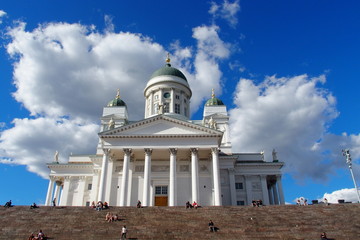 Cathedral church at Helsinki, Finland