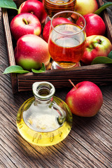 Homemade cider from ripe apples