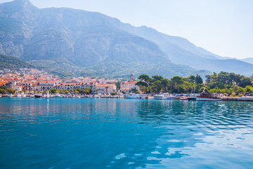 Marina, Makarska city. Croatia