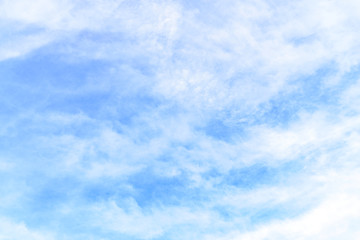 The nature of blue sky with cloud in the morning.