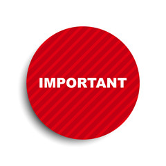 red circle banner element important