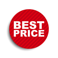 red circle banner element best price