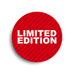 red circle banner element limited edition