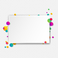 Sale Banner With Ball Transparent Background