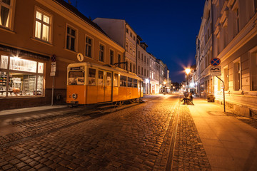 Architecture of Bydgoszcz city at Brda river in Poland.