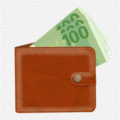 Wallet With Banknotes