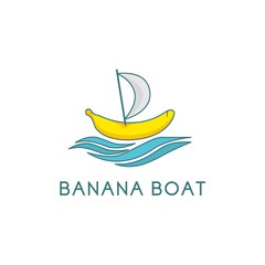 Fototapeta na wymiar Banana logo