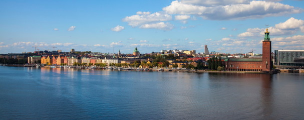 Panorama of Stockholm,Sweden
