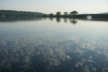 Fototapeta premium beautiful and spa like scene of calm nature