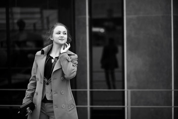 Beautiful woman at a business meeting